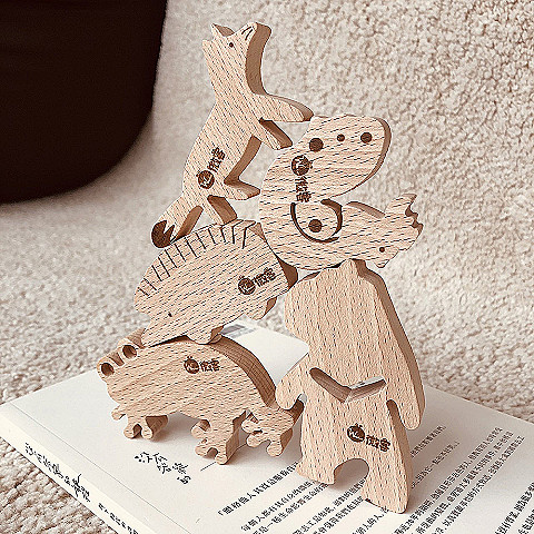 森林動物積木組